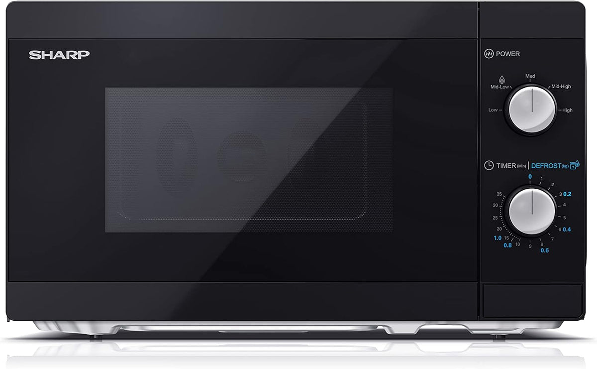 Sharp YC-MS01ES four à micro-ondes, 20 L, 800 W, noir, 5 niveaux