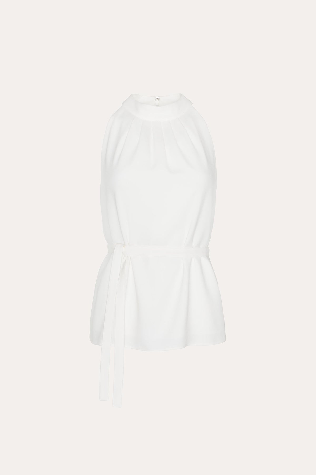 Amina Fluid Crepe Halter Top