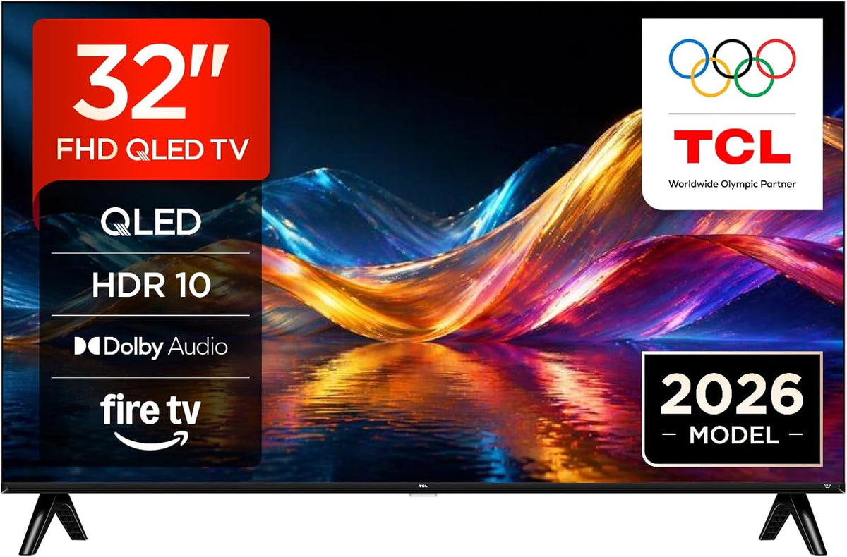 TCL 32V5D téléviseur, avec éclairage LED, métal, Full HD, QLED