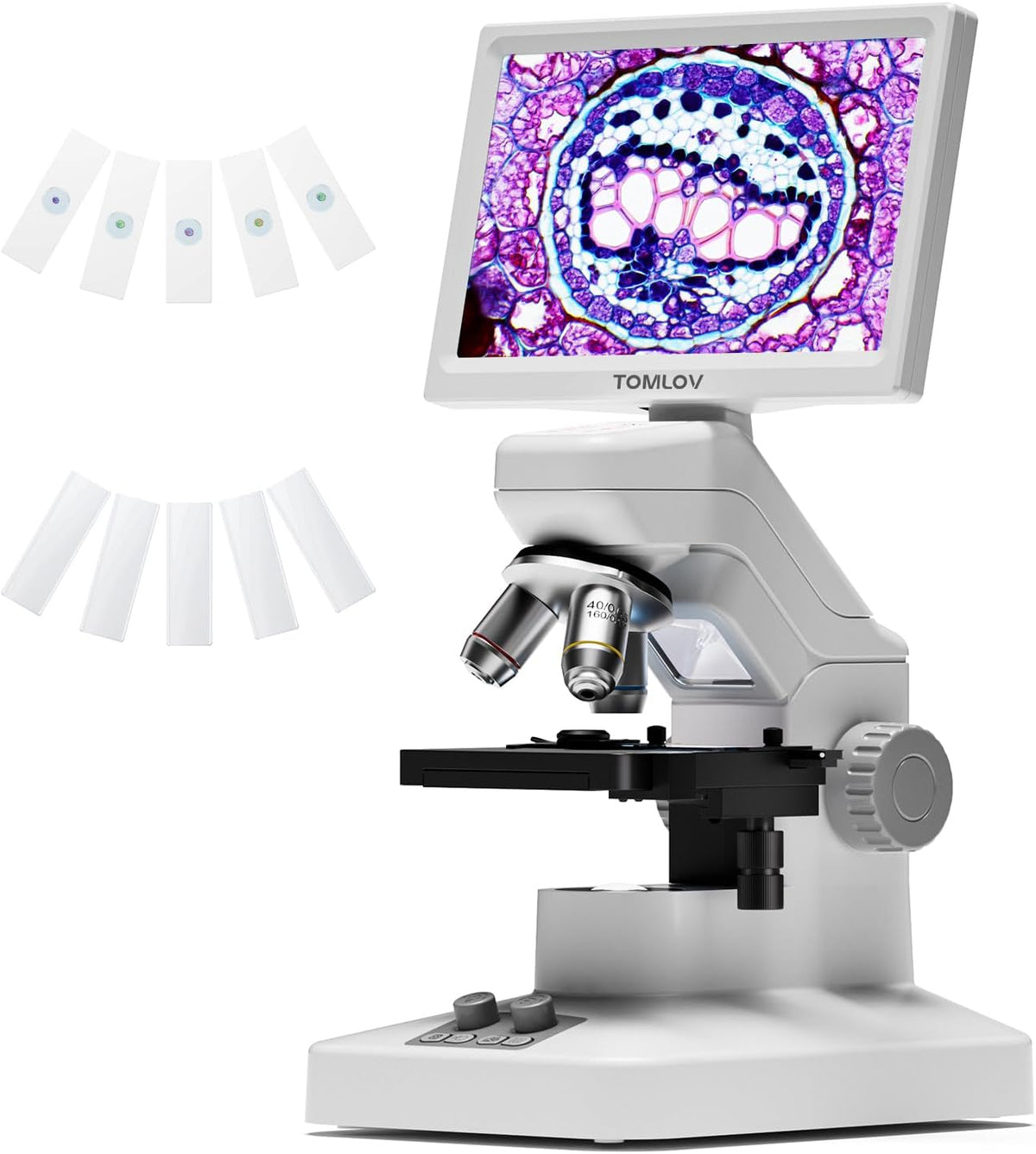 Microscope numérique DM301, 7 pouces, TOMLOV