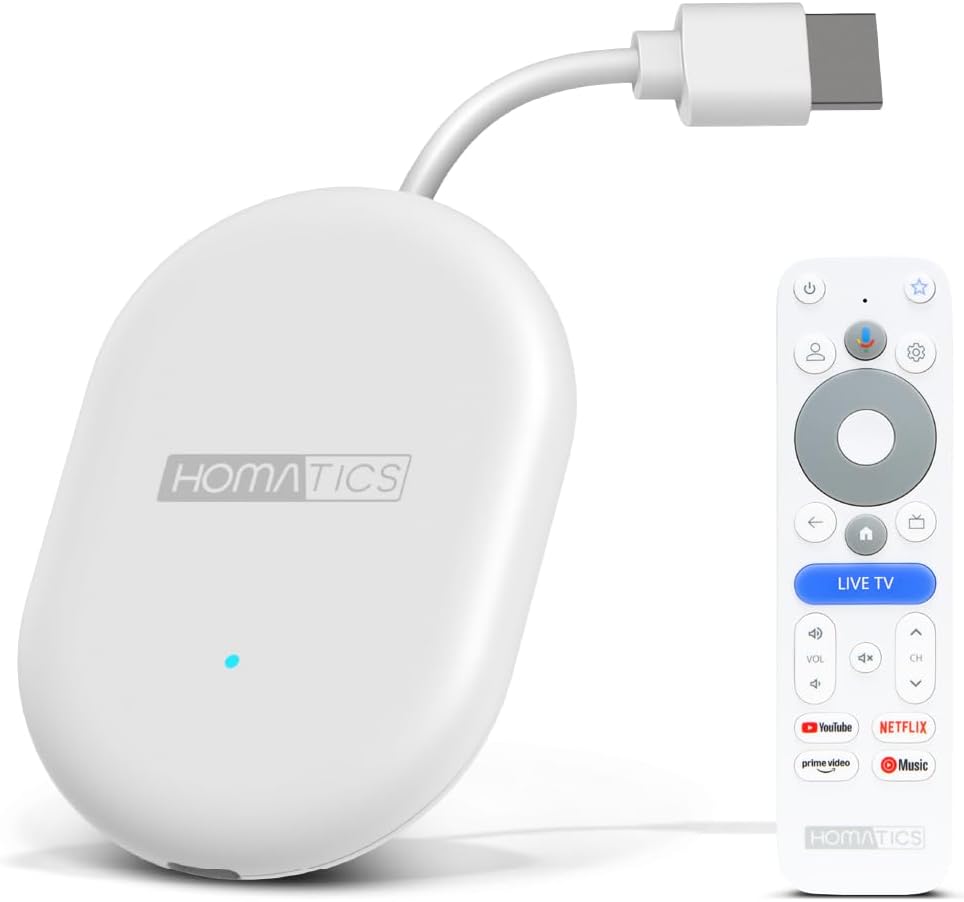 Téléviseur, 4K, Google TV, Homatics