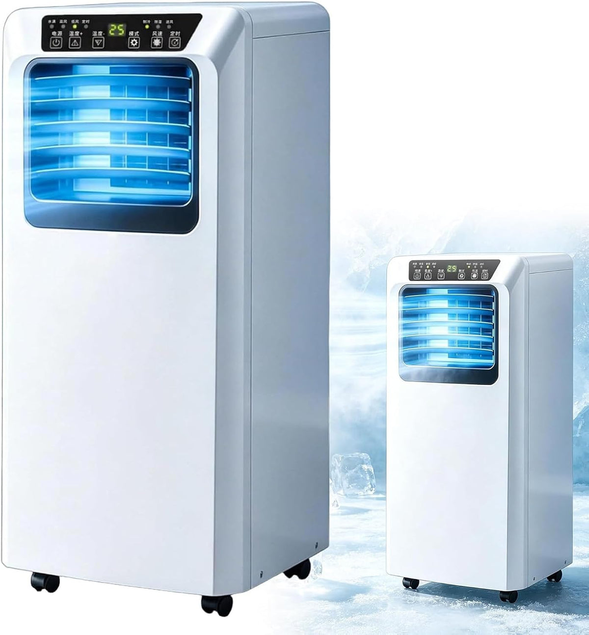 Climatiseur portable, 16–32 °C, 9000 BTU, mobile, WIANQIAN