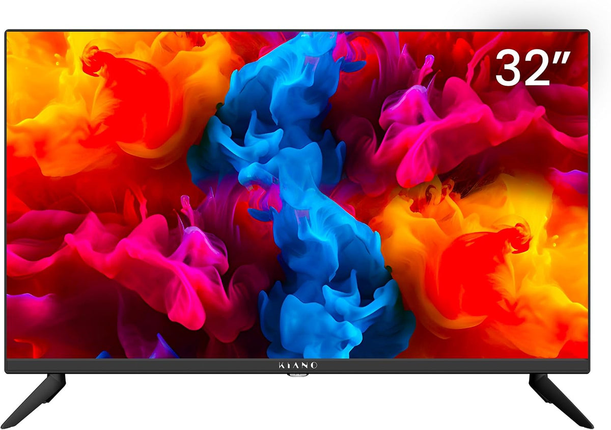 Téléviseur, 81,3 cm, 32 pouces, avec éclairage LED, noir, KIANO