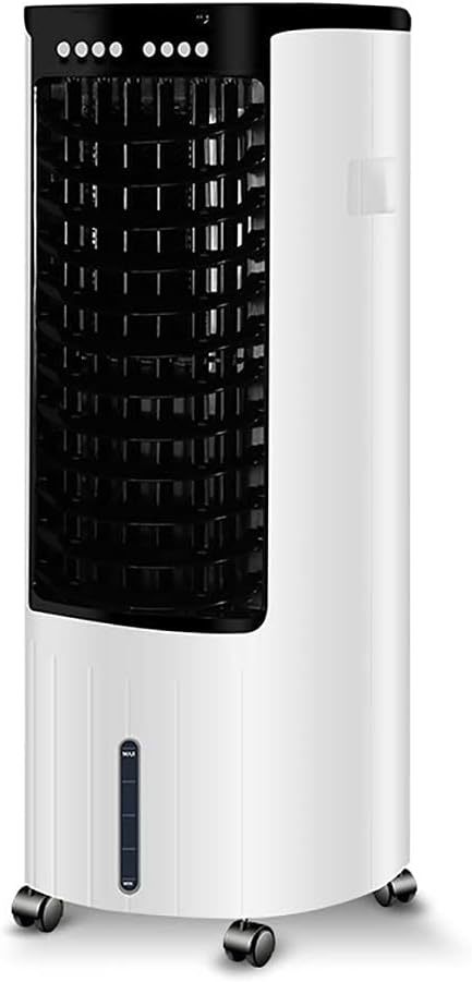 Rafraîchisseur d'air, 330 × 348 × 853 mm, blanc, mobile, compact, portable, 3 en 1, WOTZOV