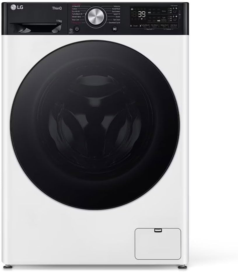 LG F4DR7511SGH lave-linge séchant, 11 kg, 1400 tr/min, blanc