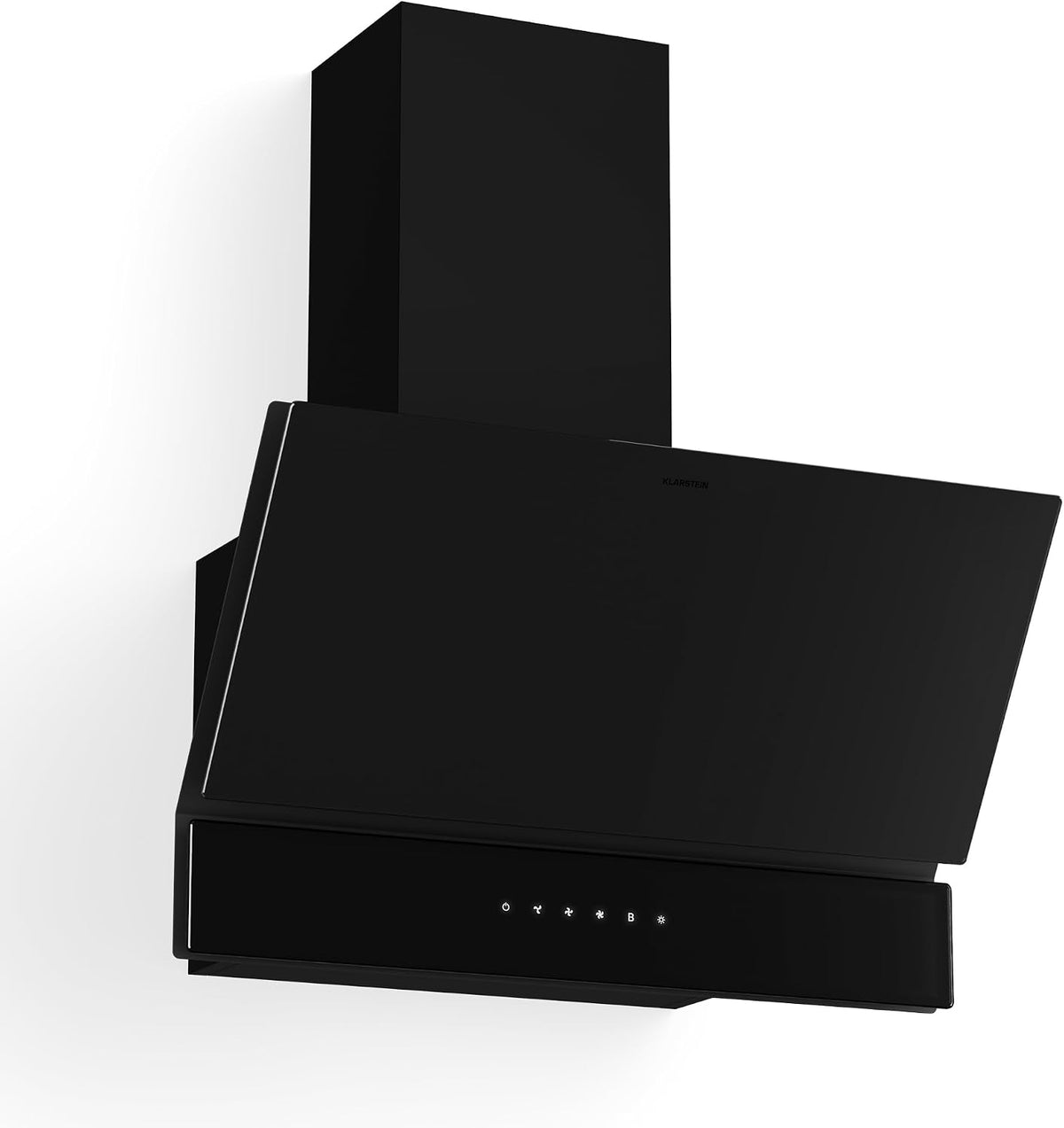 Klarstein hotte aspirante, 60 cm, 820 m³/h, avec éclairage LED, noir, pour la cuisine