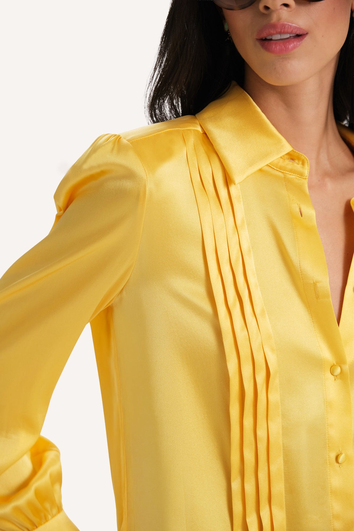 Chloe Charmeuse Blouse