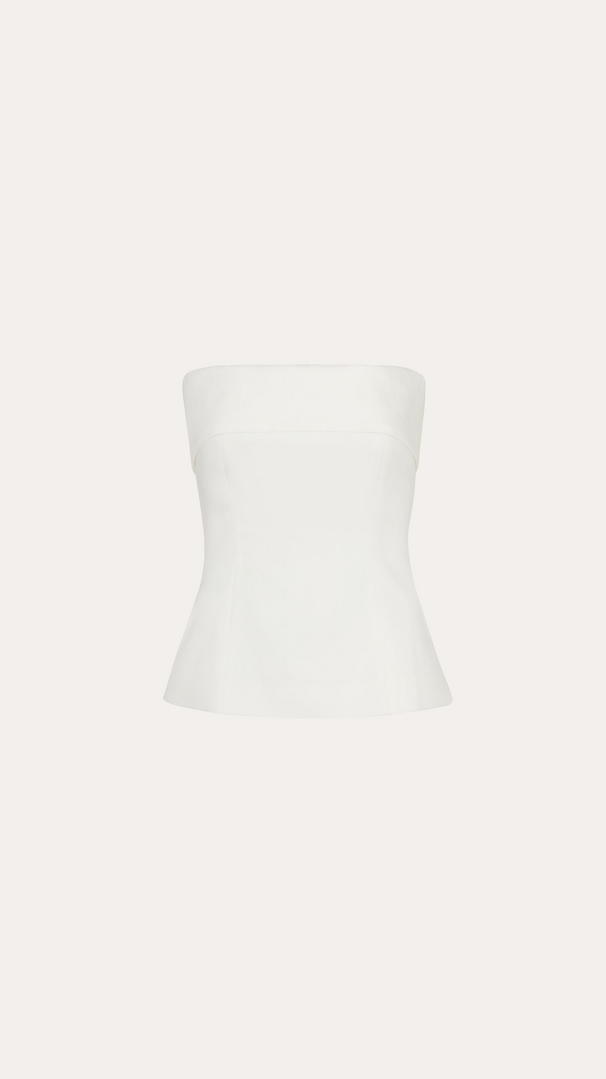Linda Linen Foldover Top