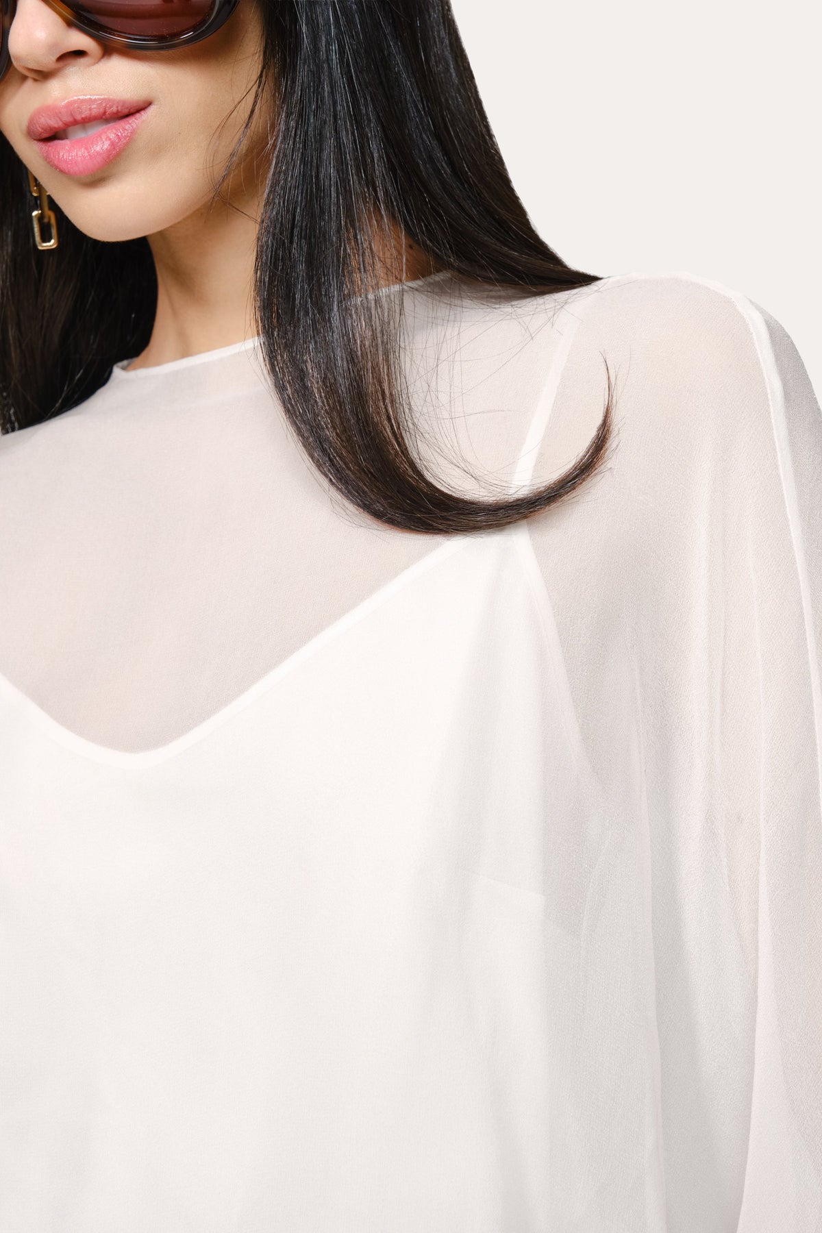 Sienna Silk Overlay Blouse
