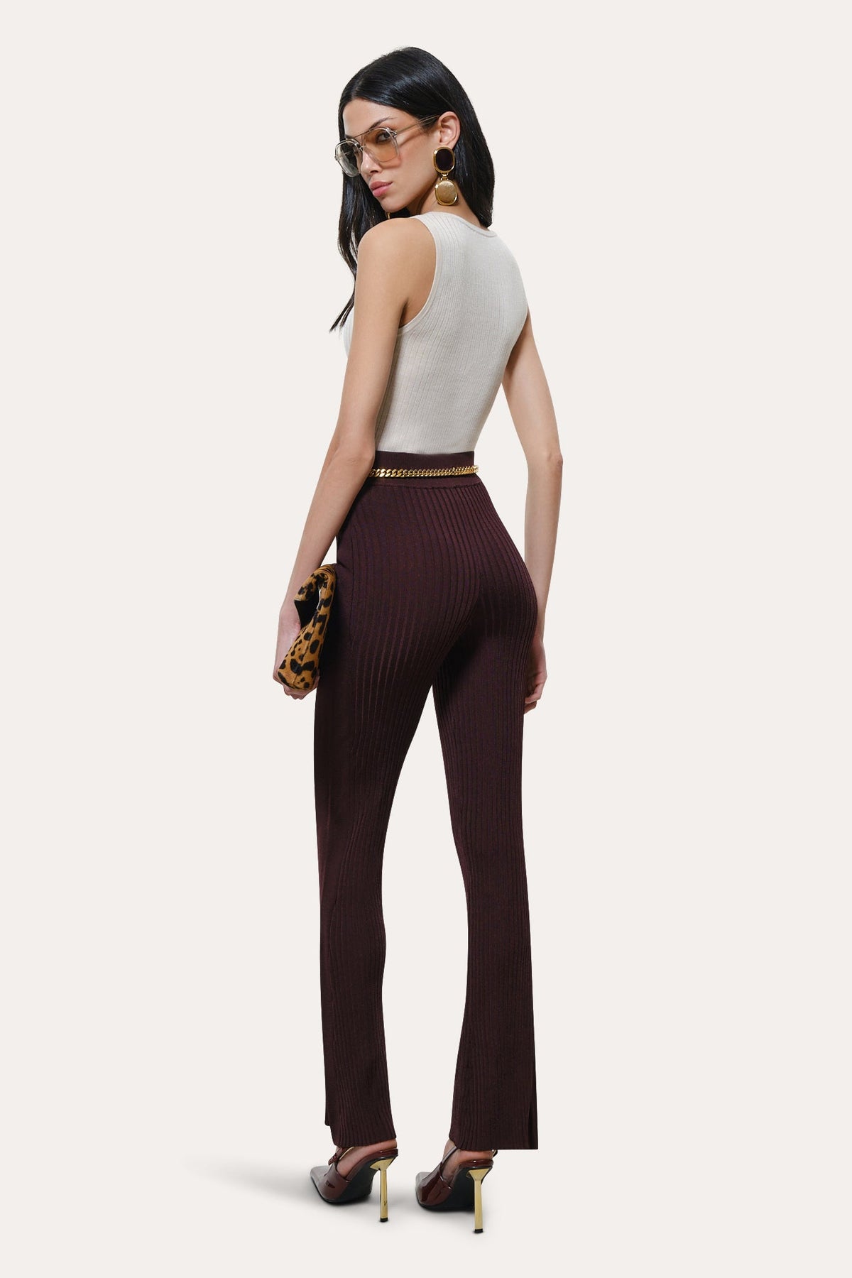 Roxanne Ribbed Flare Pant