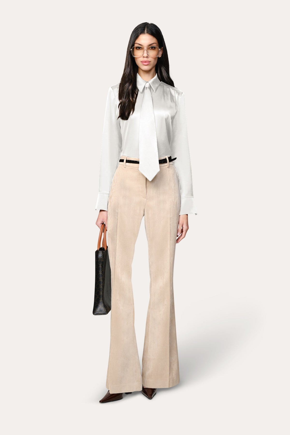 Silk Tie Button Down