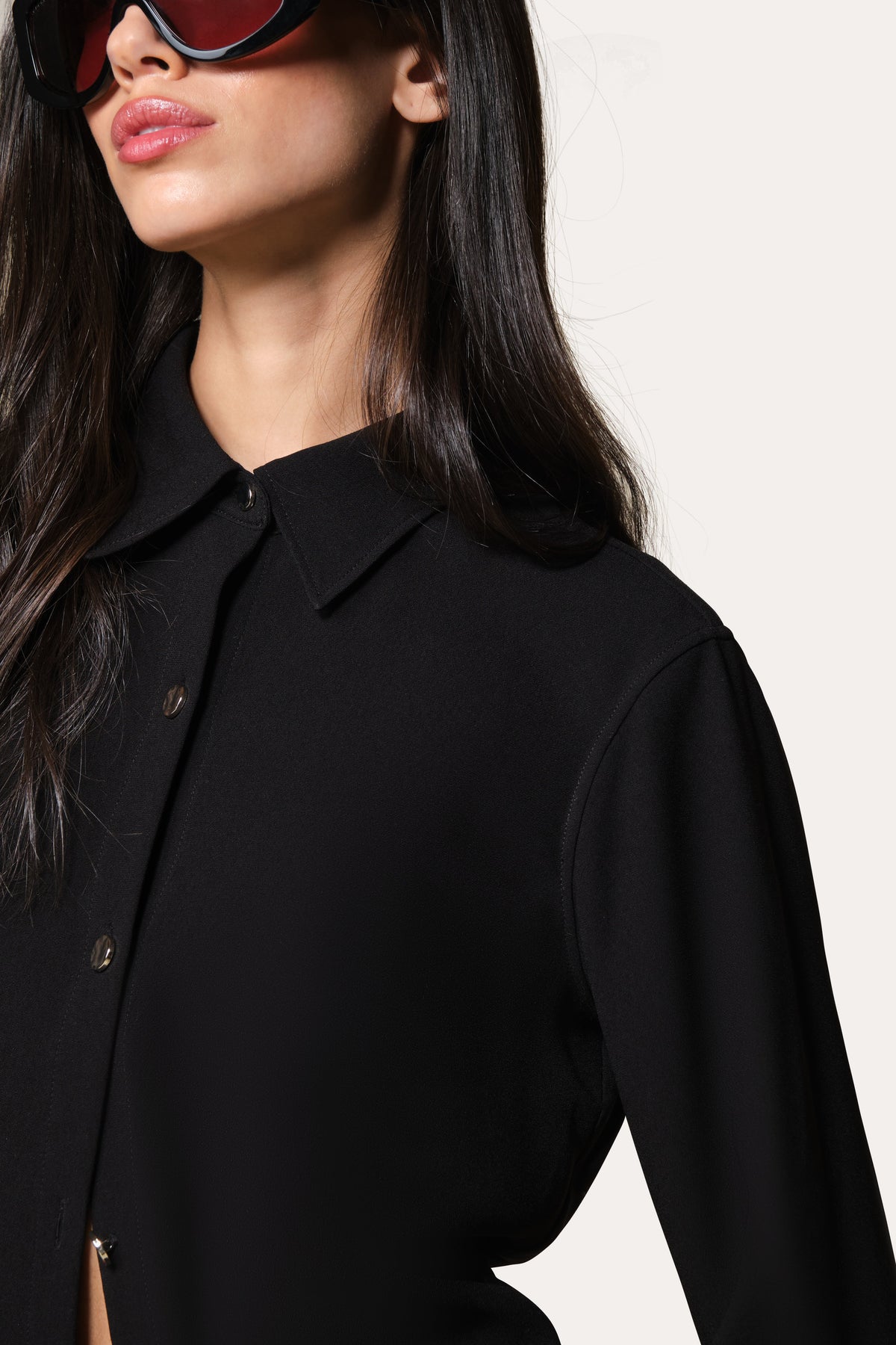Japanese Crepe Button Down