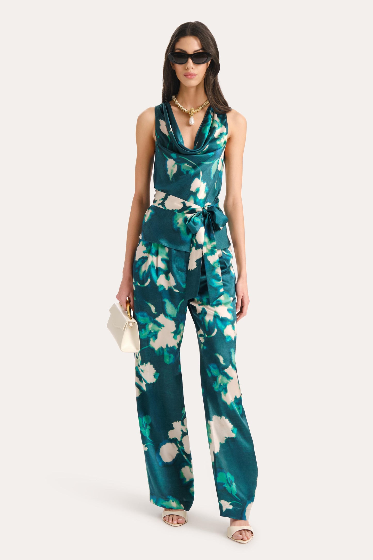 Delilah Floral Silk Pant