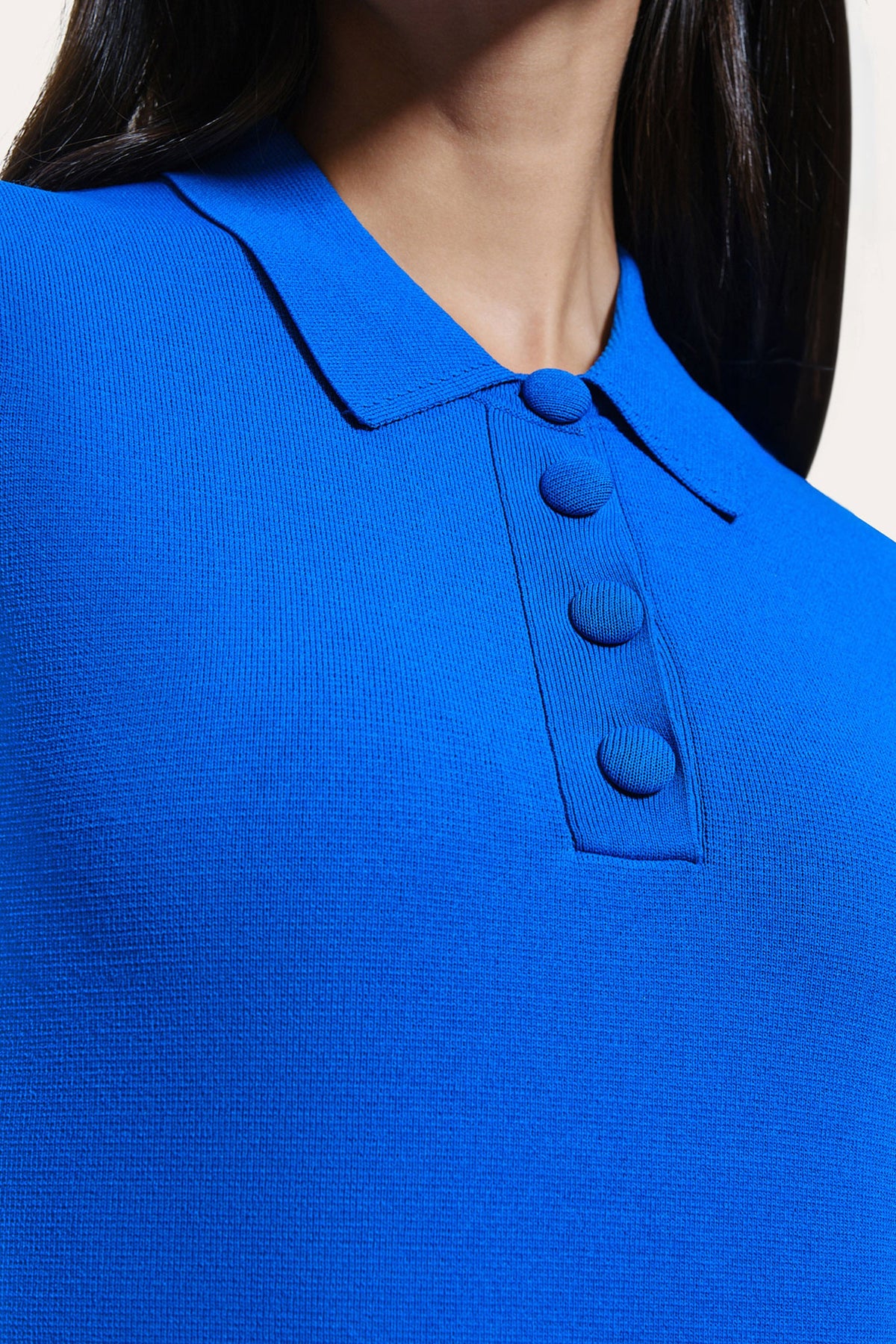 Skylar Milano Sculpt Cropped Polo