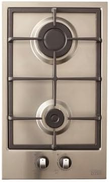 Table de cuisson, 30,5 × 51 × 8,5 cm, acier inoxydable, COOKE&LEWIS