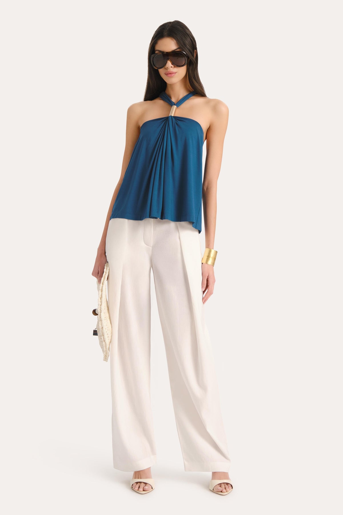 Lila Halterneck Top