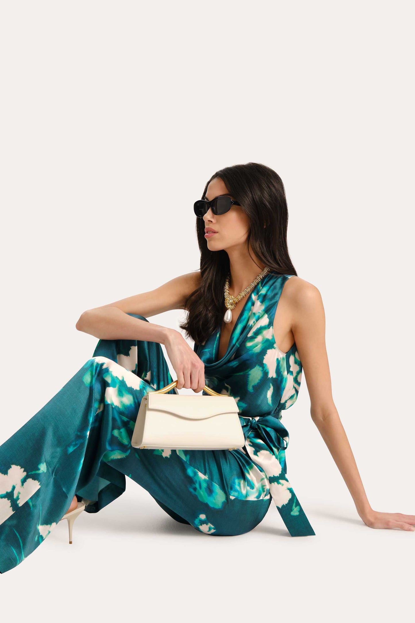 Delilah Floral Silk Pant