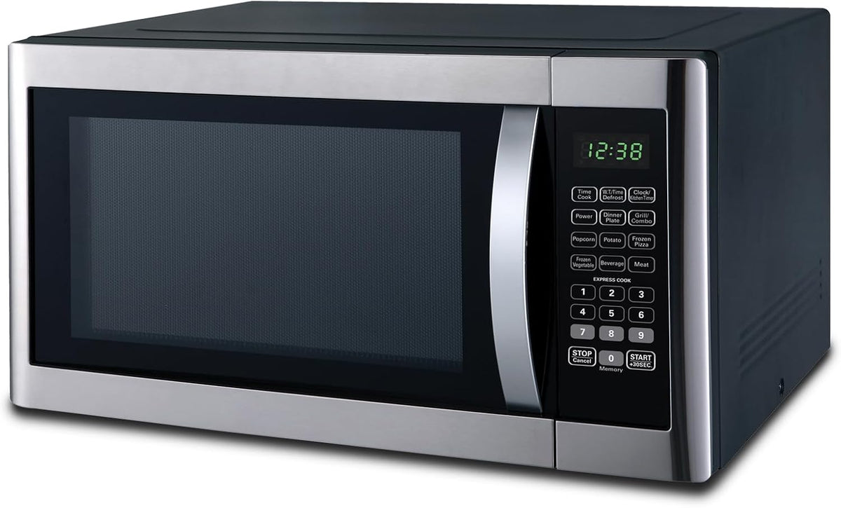 Four à micro-ondes, 345 mm, 42 L, 1100 W, 1200–1400 W, grill, 11 niveaux, Smad