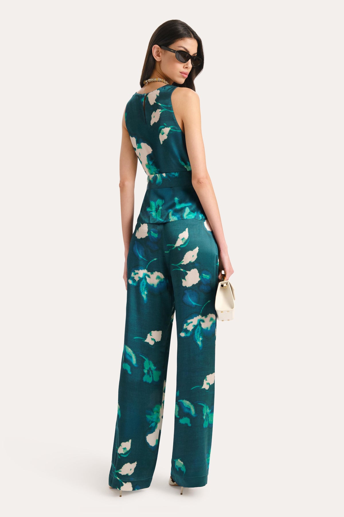 Delilah Floral Silk Halterneck Top