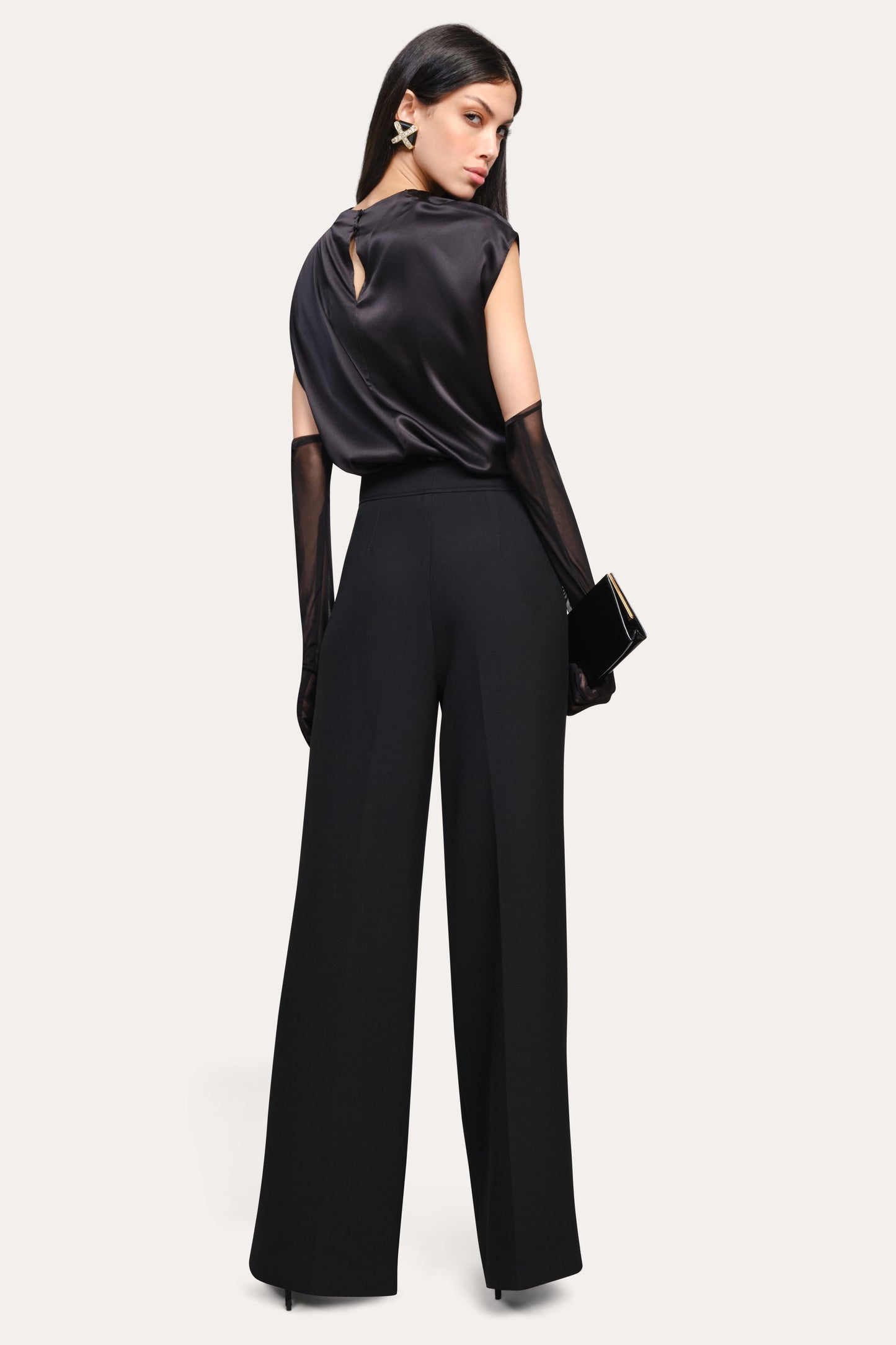 Diane Silk Draped Blouse
