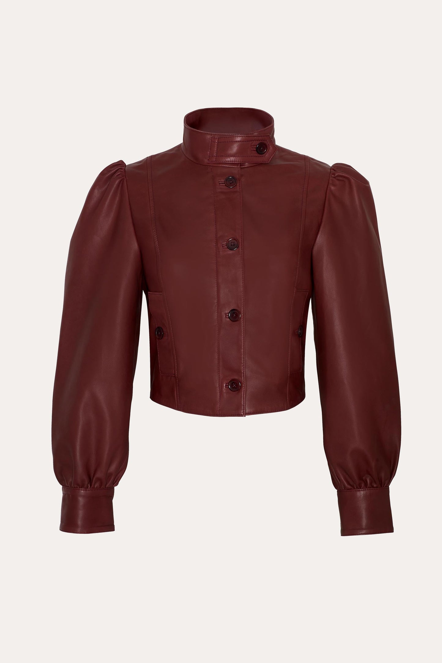 Belle Lamb Leather Jacket