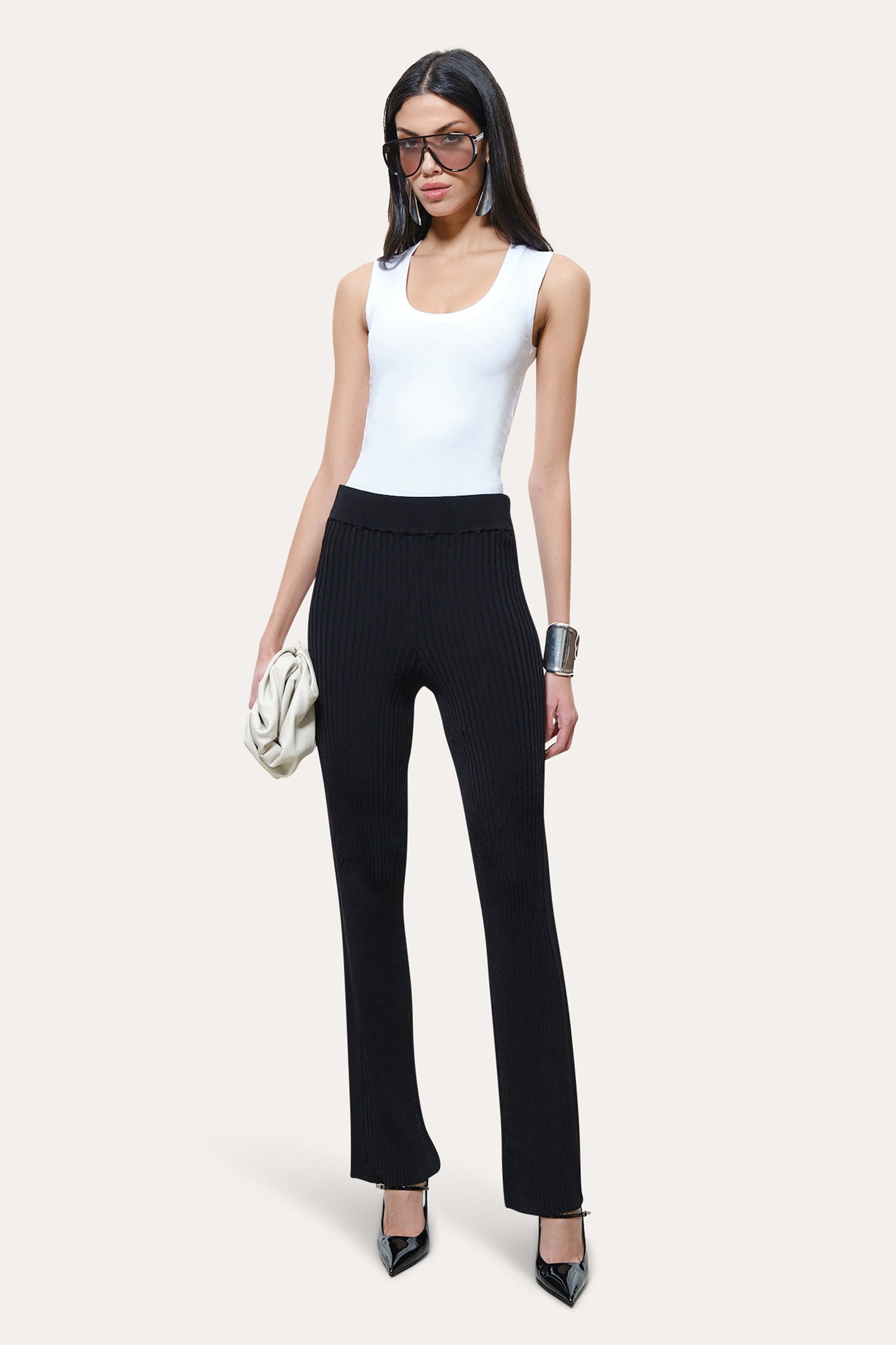 Roxanne Ribbed Flare Pant