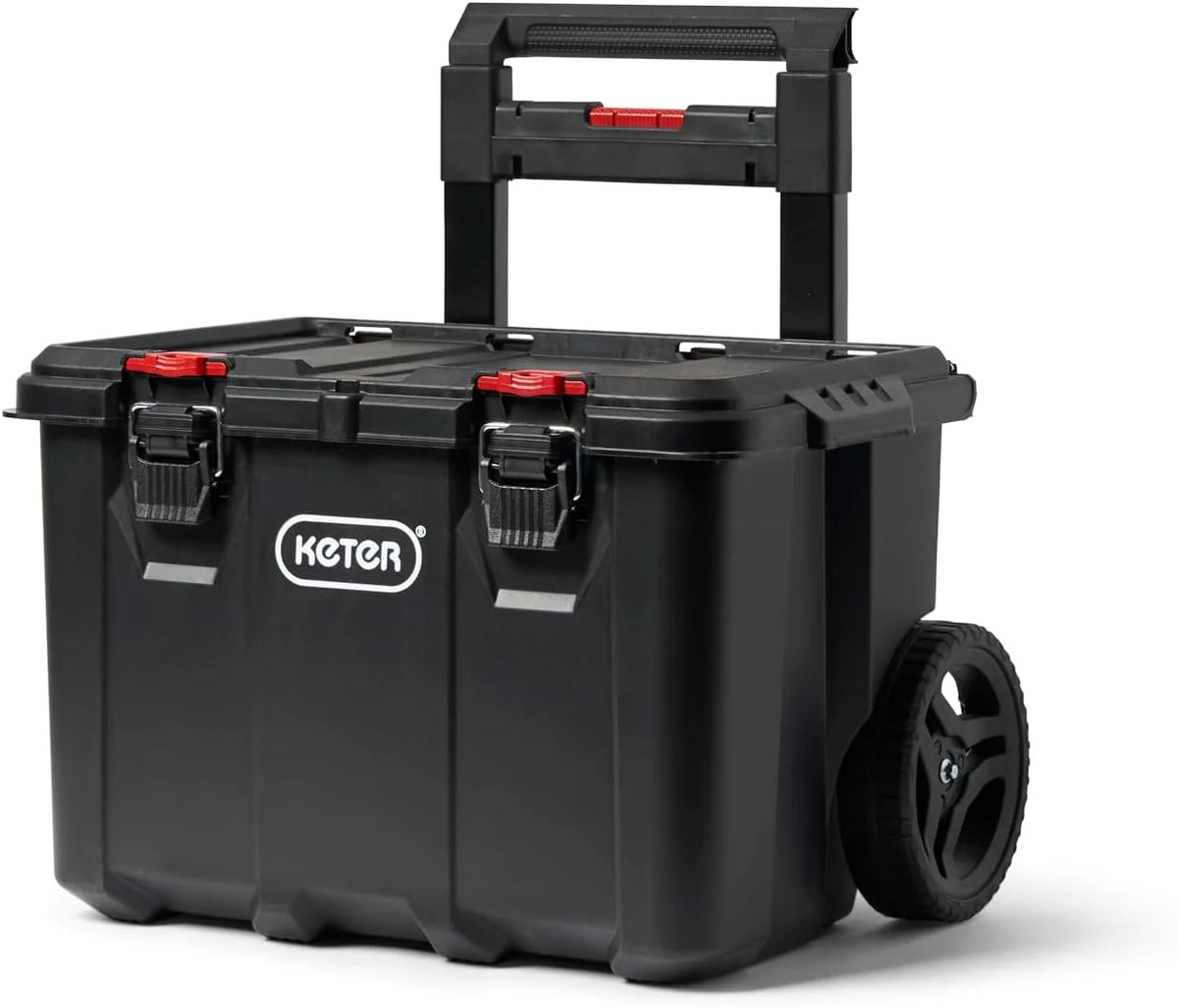 Stack-n-Roll Modular Tools Organizer for Garage Storage and DIY, 3 Piece Resin Rolling Tool Box System for Small Parts