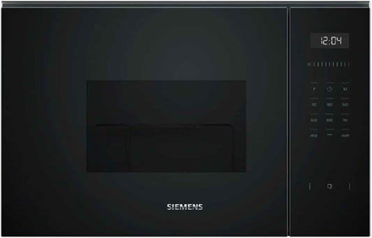 SIEMENS BE525LMB1 four à micro-ondes, 38,2 × 59,4 × 31,7 cm, 1000 W, 20 L, noir, encastrable