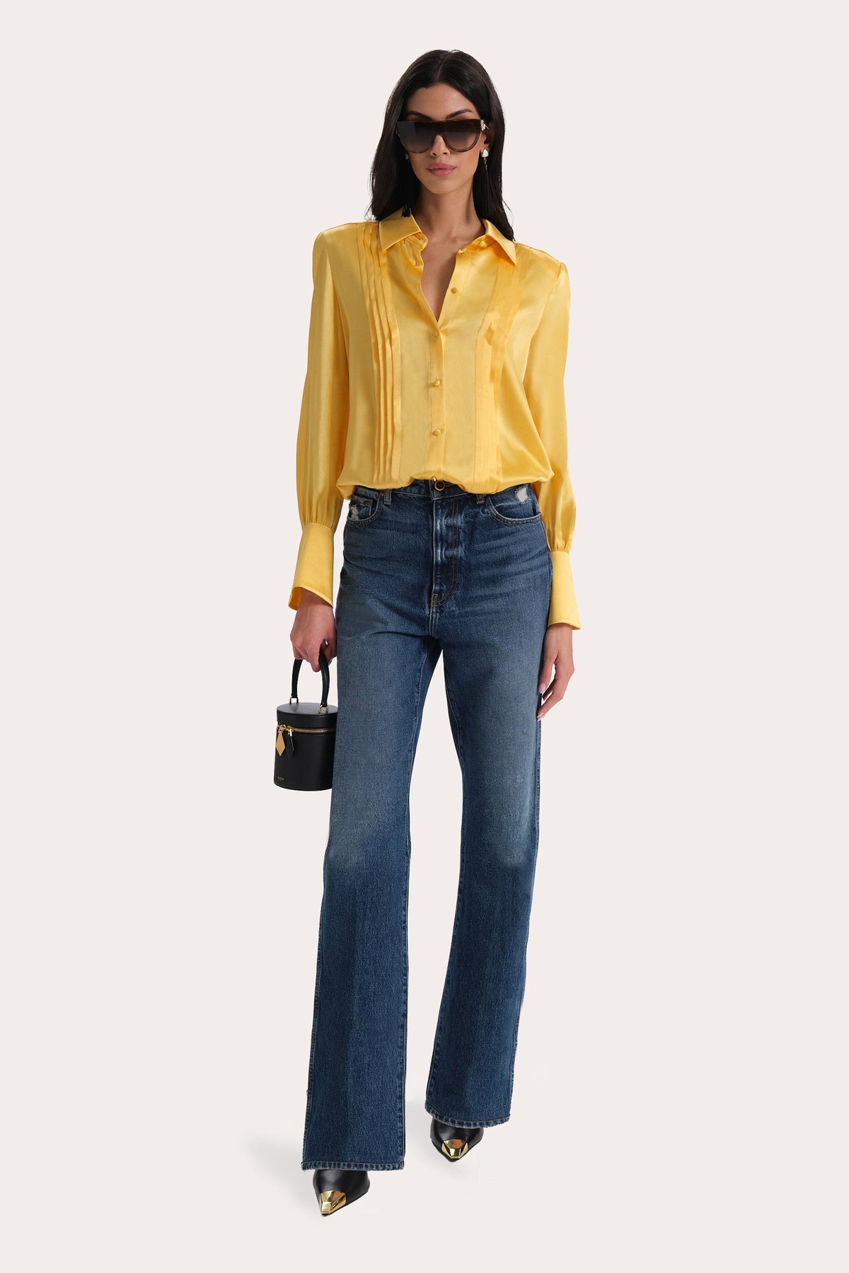 Chloe Charmeuse Blouse