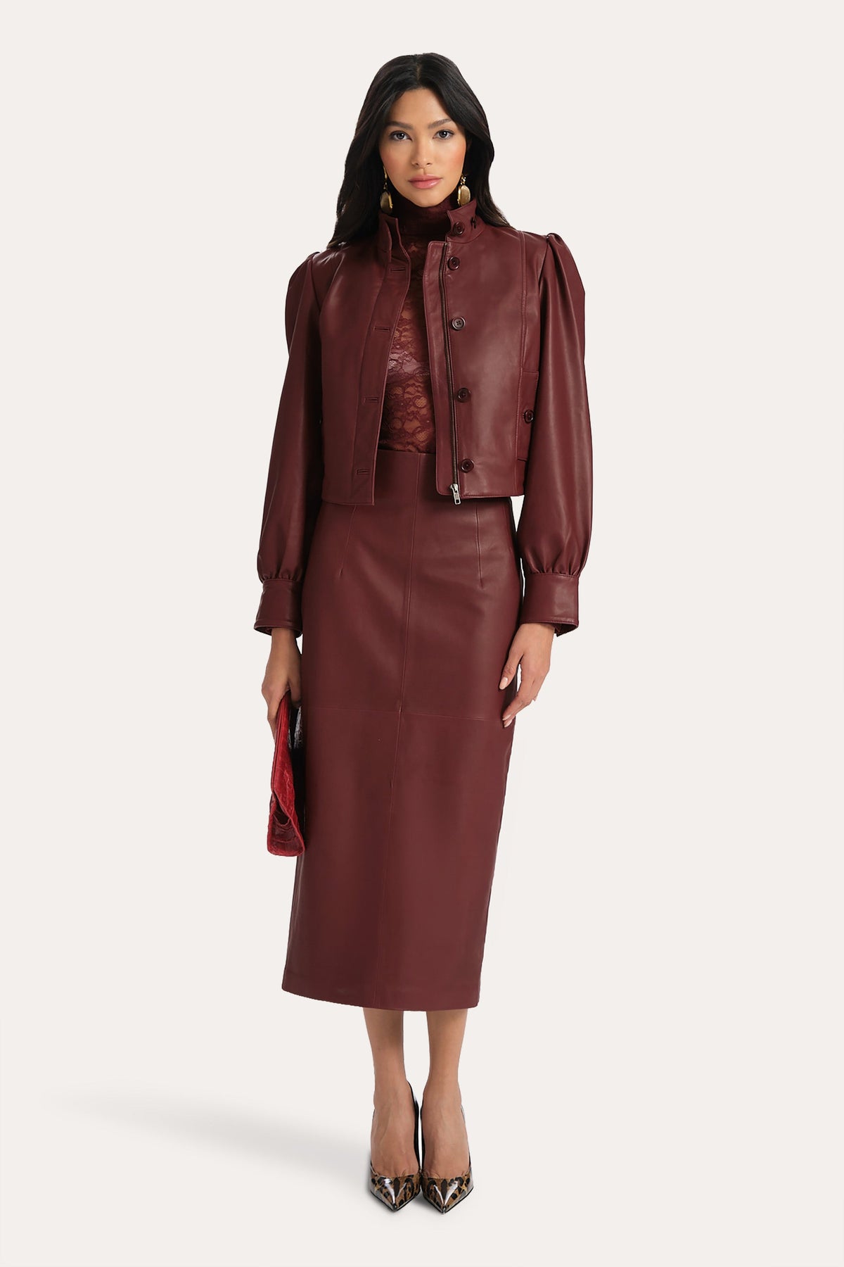 Belle Lamb Leather Jacket