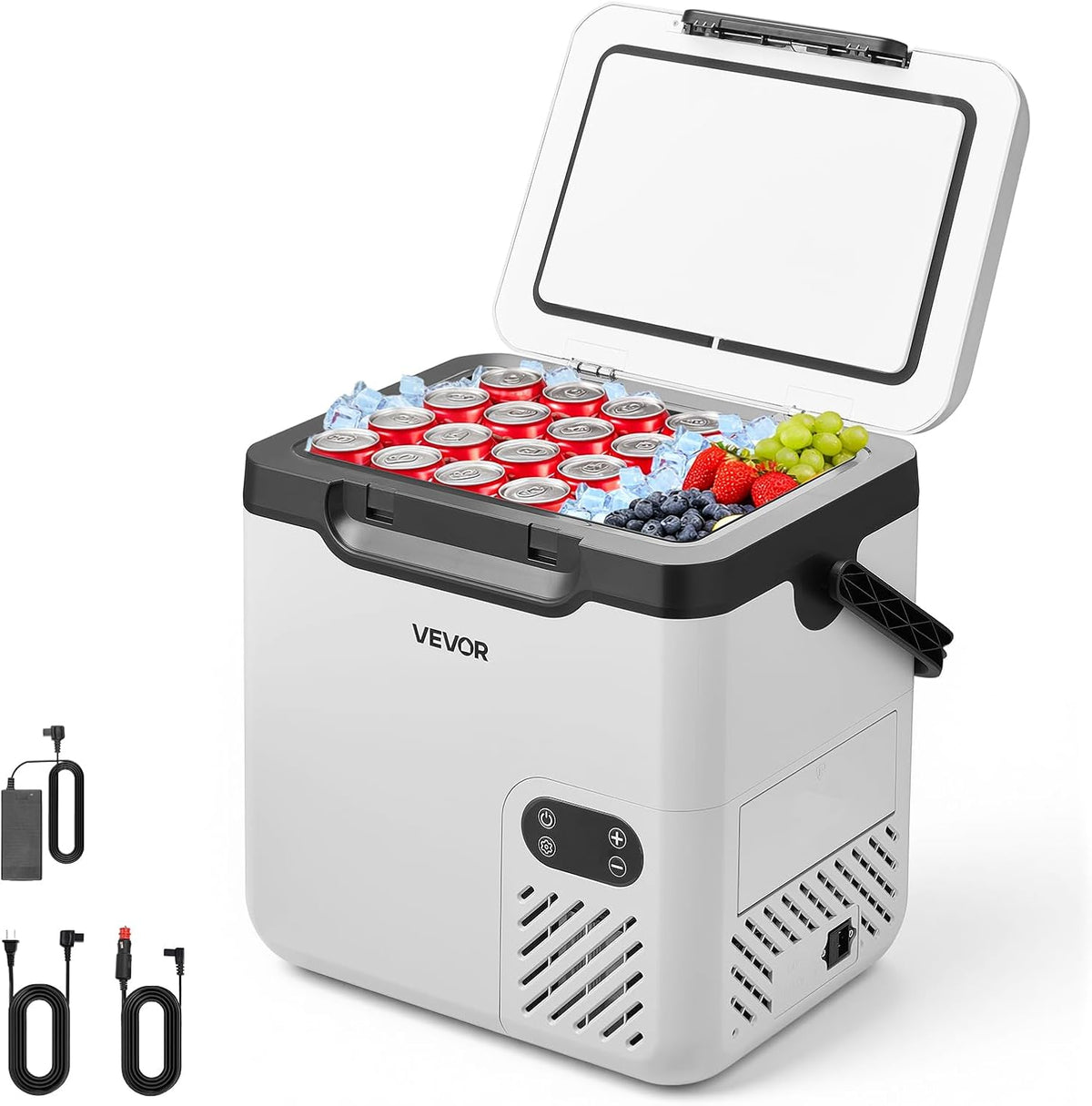 Mini-réfrigérateur, 24 V, 13 L, –6 °C, 10 °C, réglable, électrique, portable, VEVOR