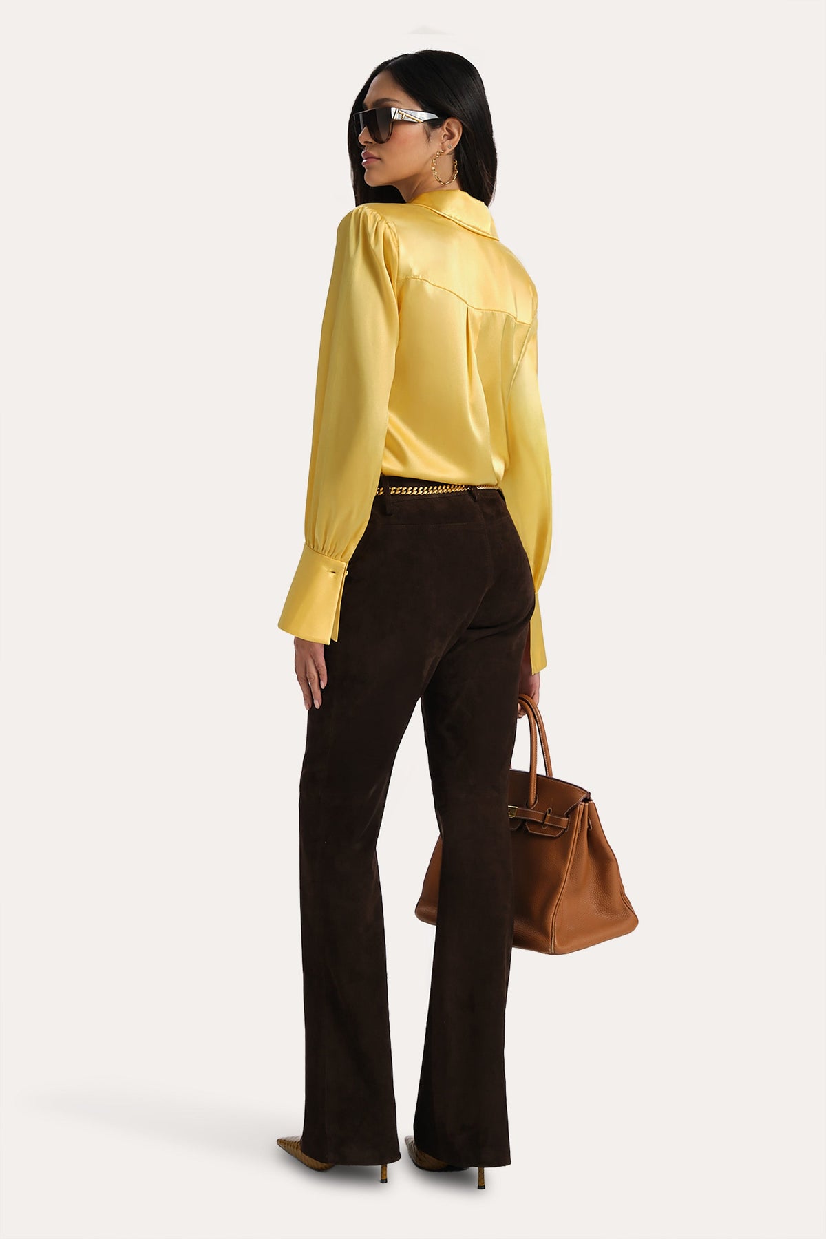 Chloe Charmeuse Blouse