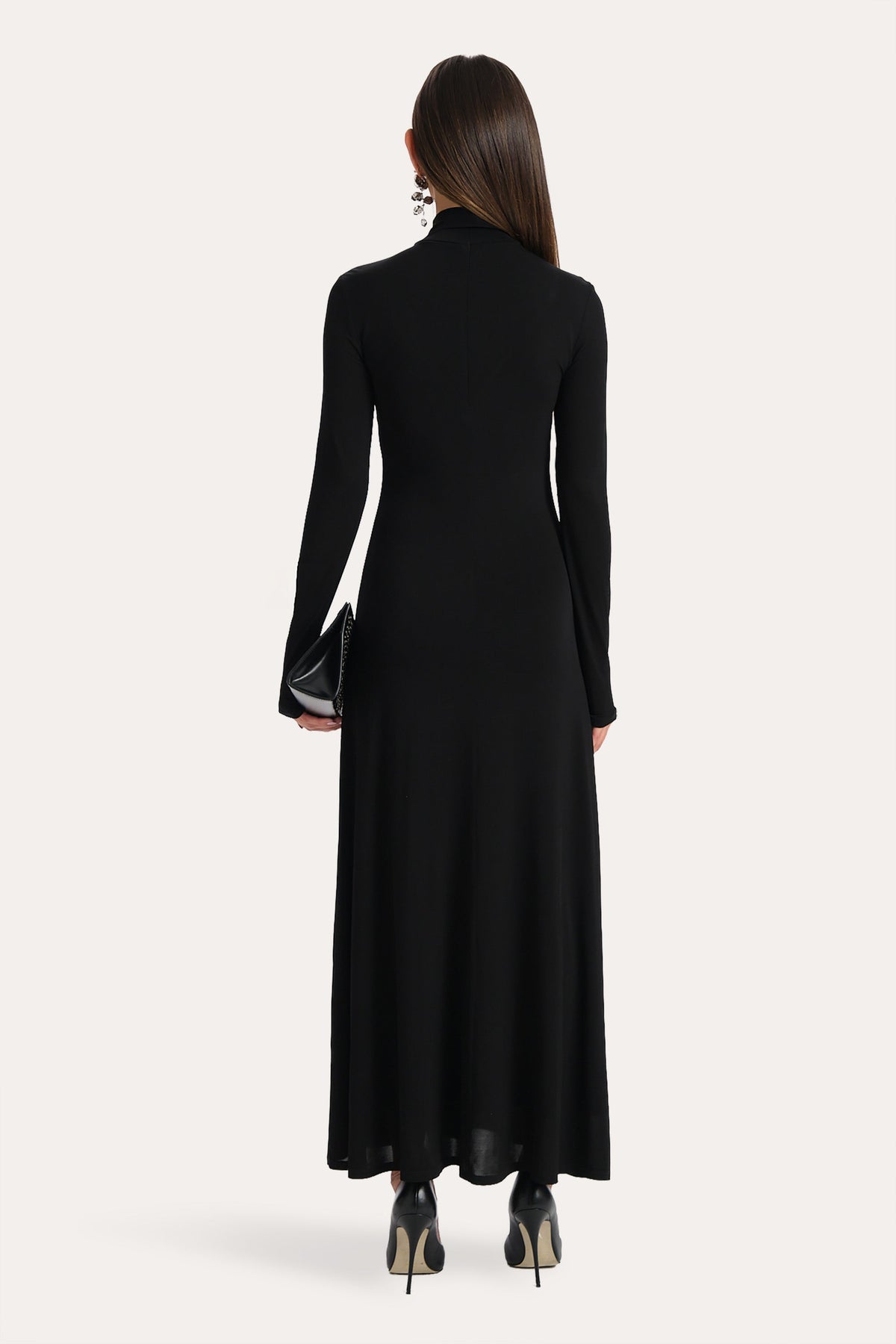 Raven Keyhole Midi Dress