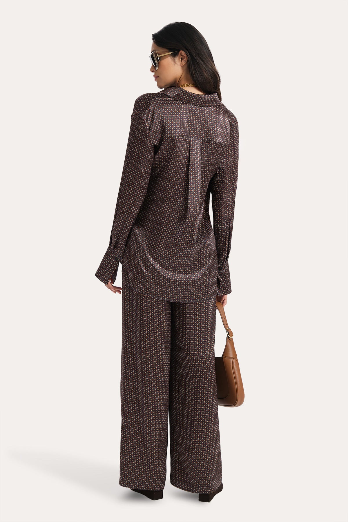 Gabrielle Reversible Silk Pants