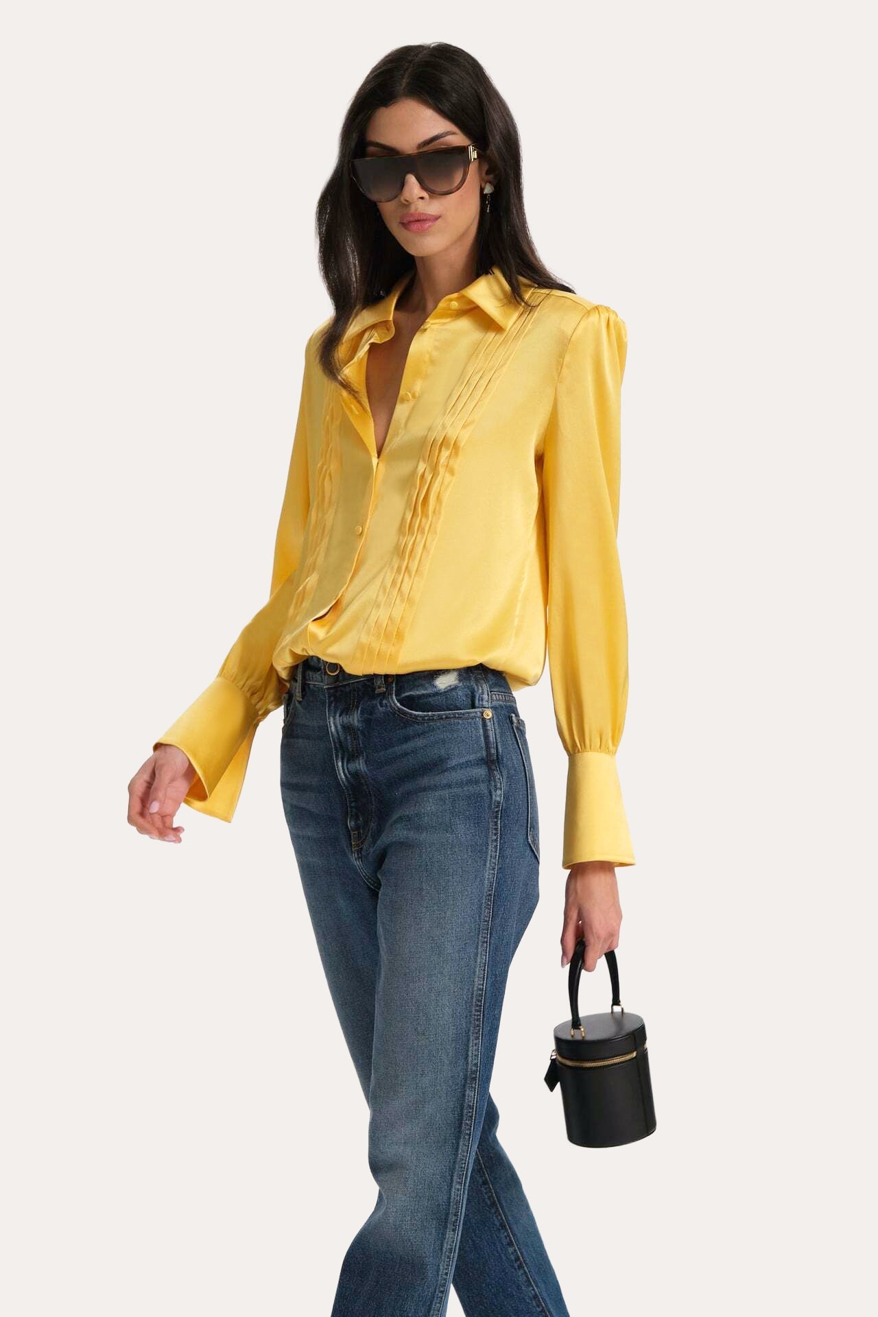 Chloe Charmeuse Blouse