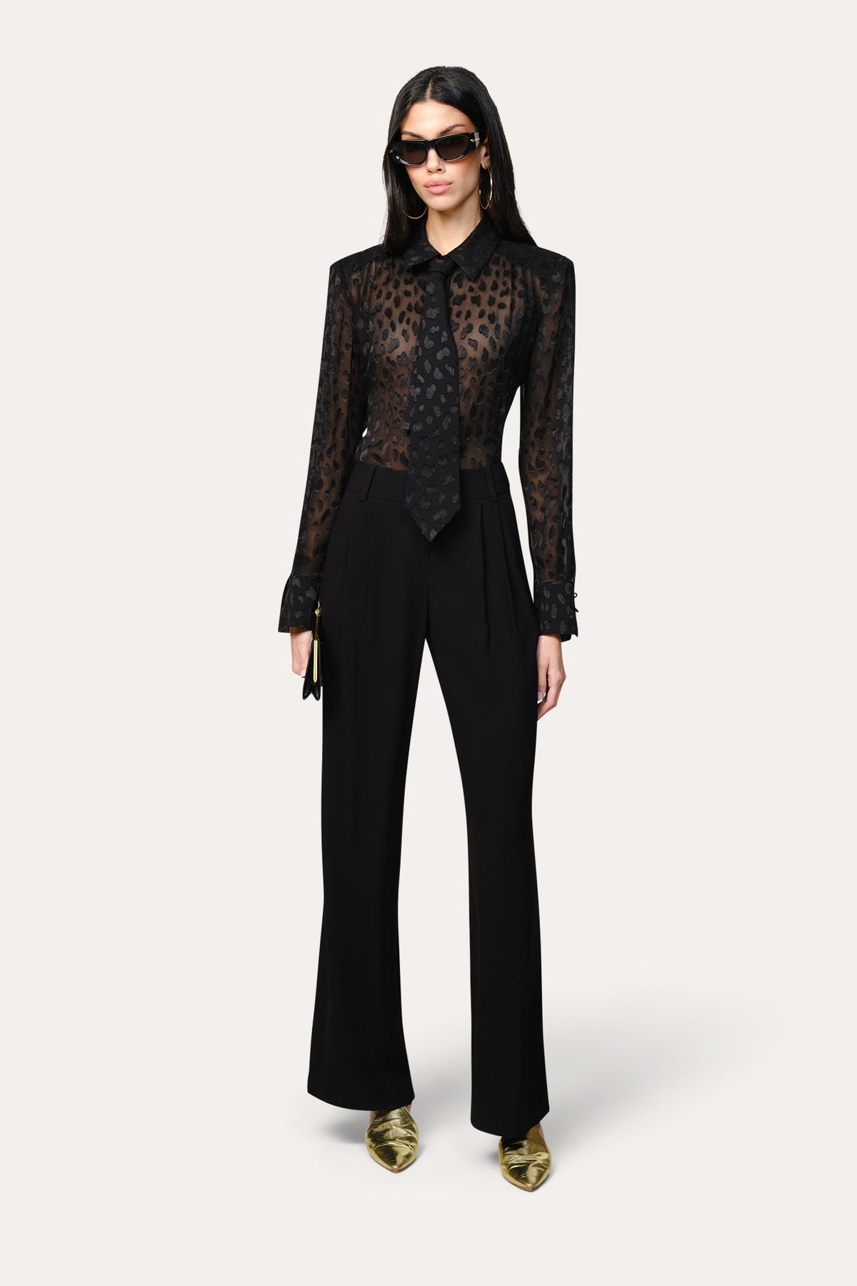 Burnout Tie Button Down