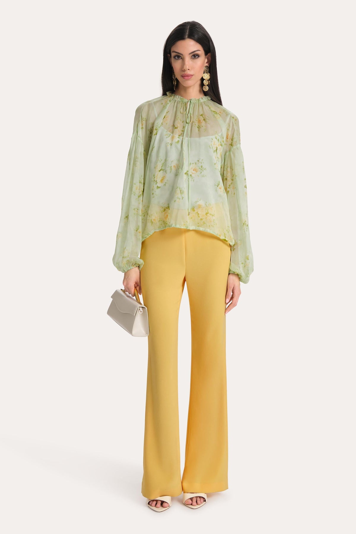 Messa Silk Chiffon Blouse