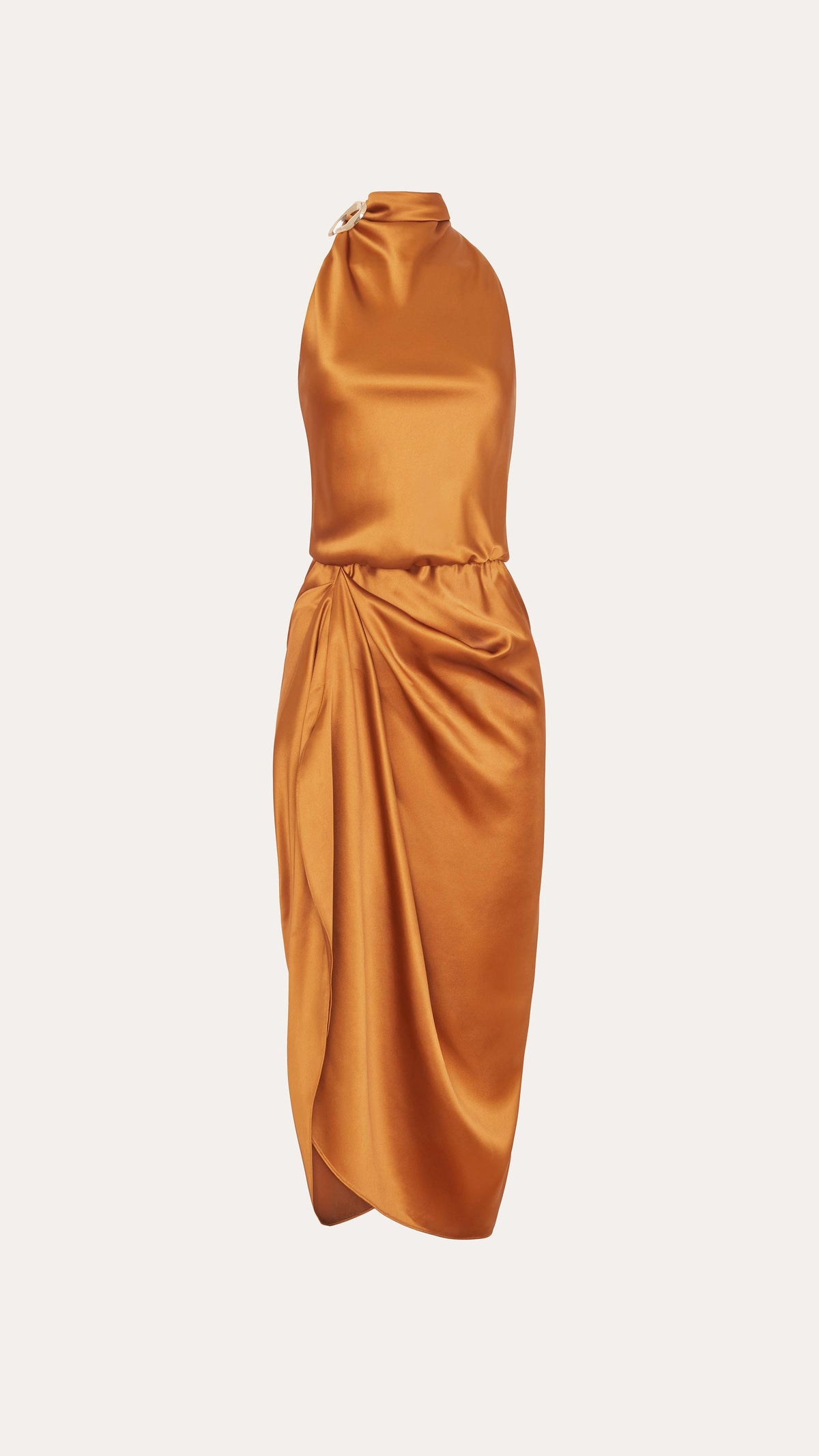 Josephine Draped Halter Dress