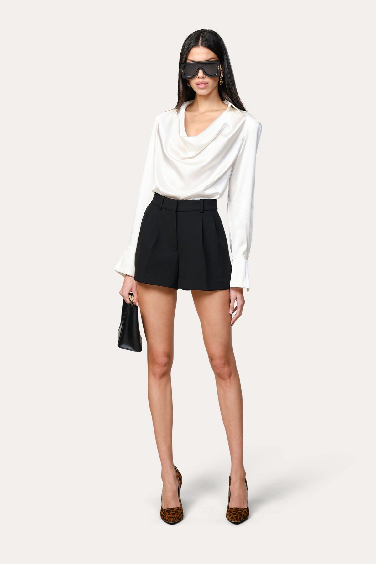 Silk Draped Top