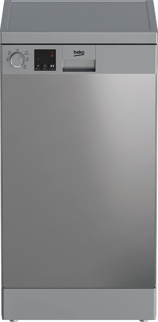 BEKO DVS05024X lave-vaisselle, 45 cm, acier inoxydable