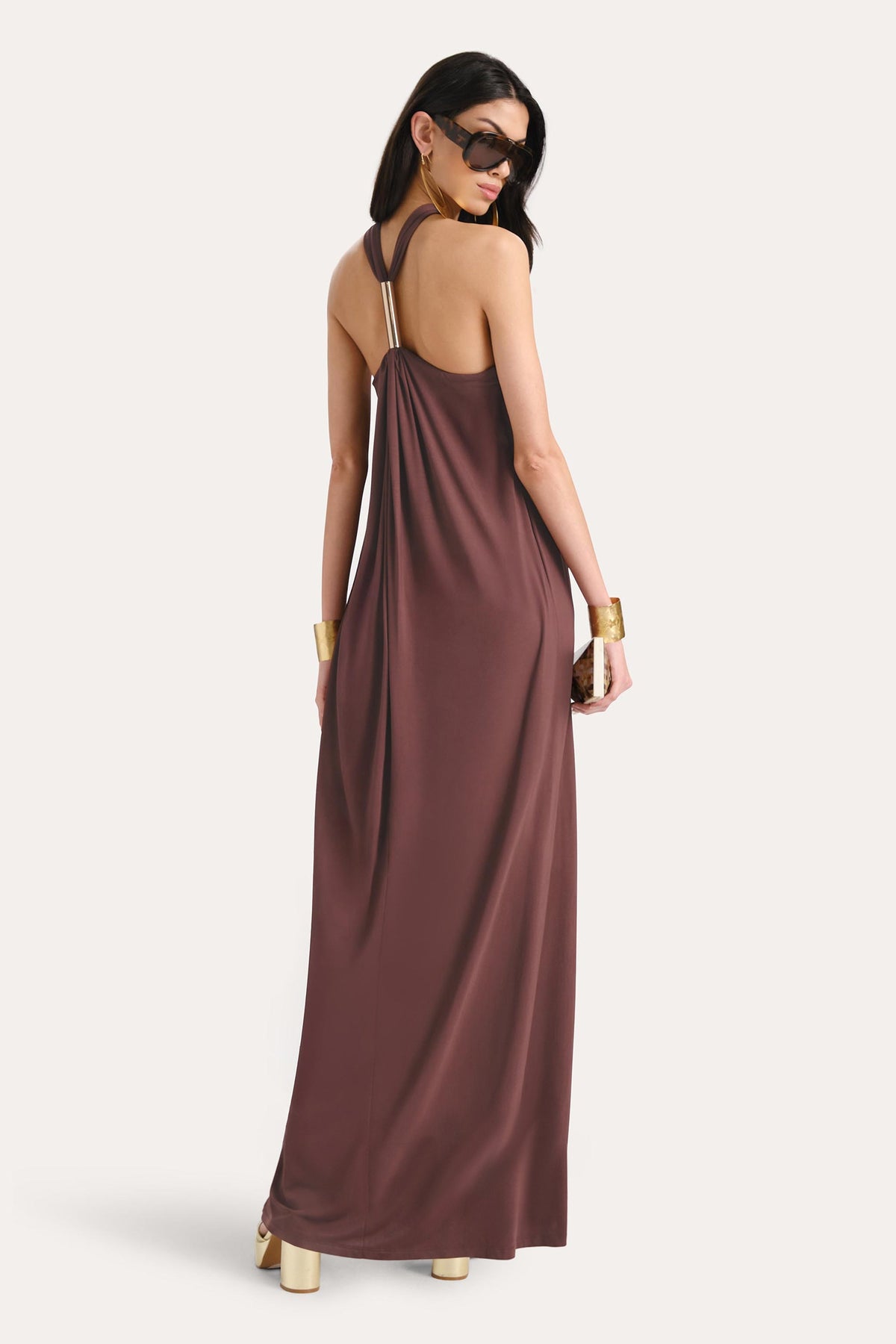 Aurora Halterneck Maxi Dress