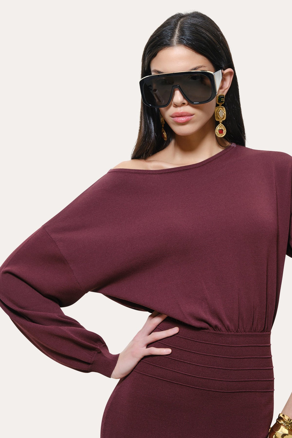 Yara Milano Knit Midi Dress
