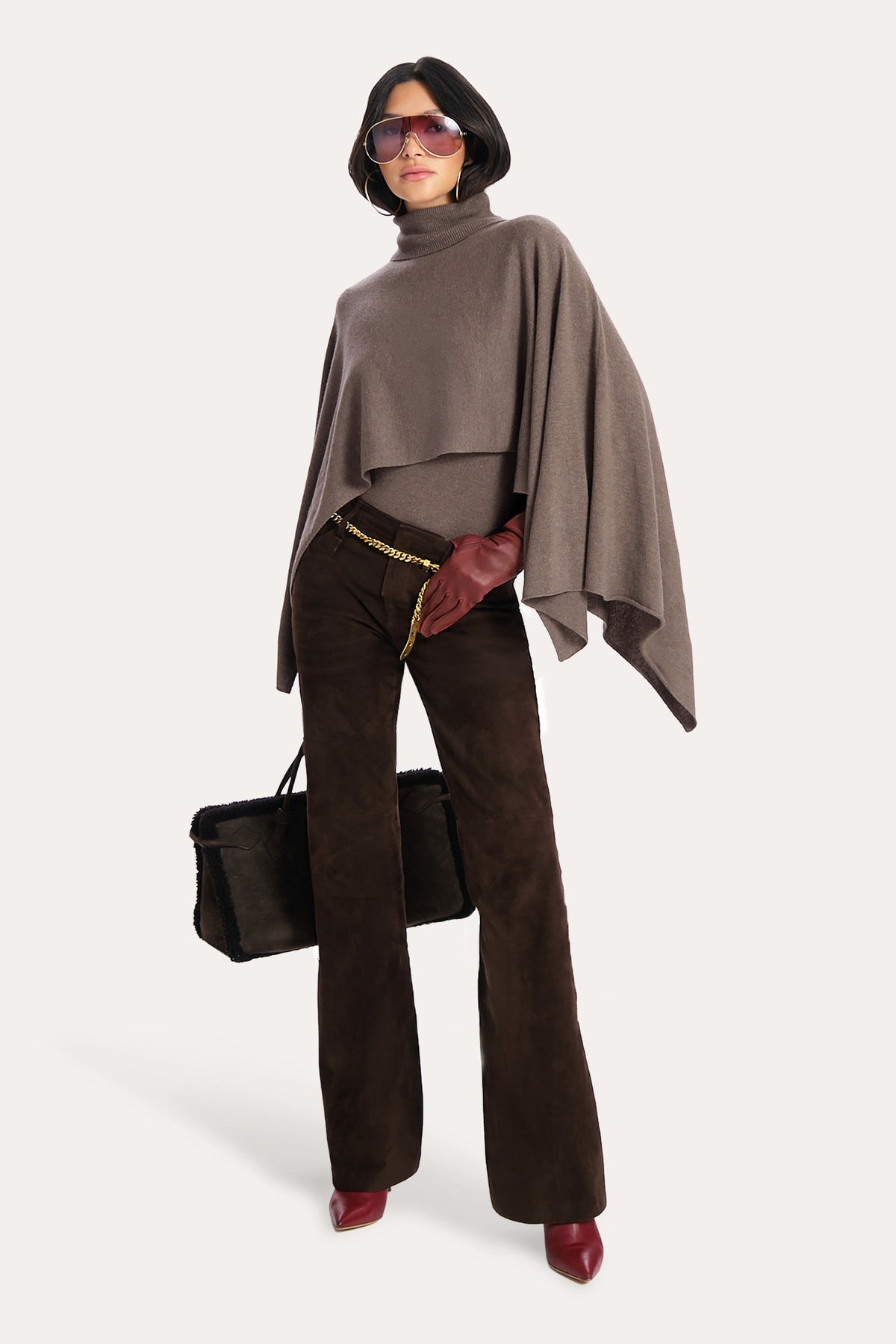 Kennedy Cashmere Poncho