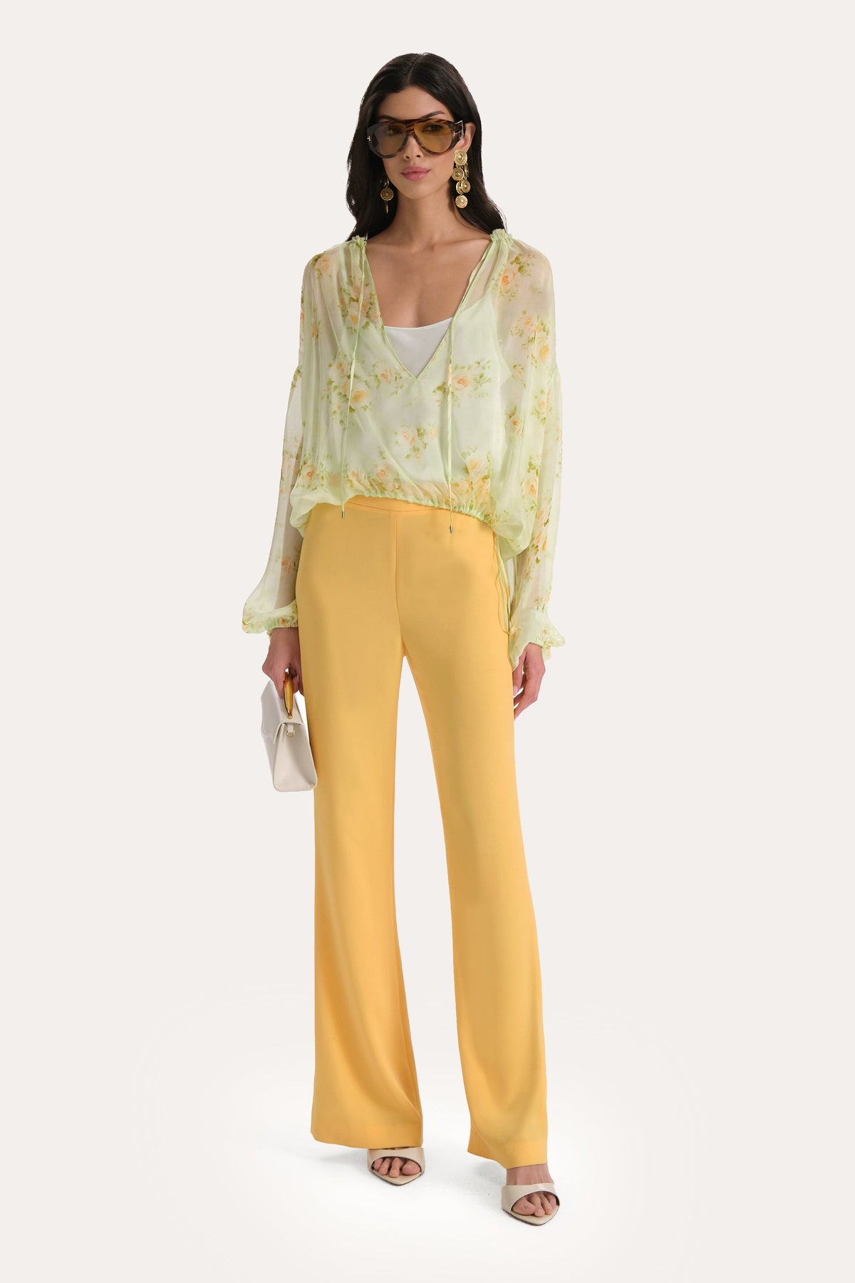 Messa Silk Chiffon Blouse