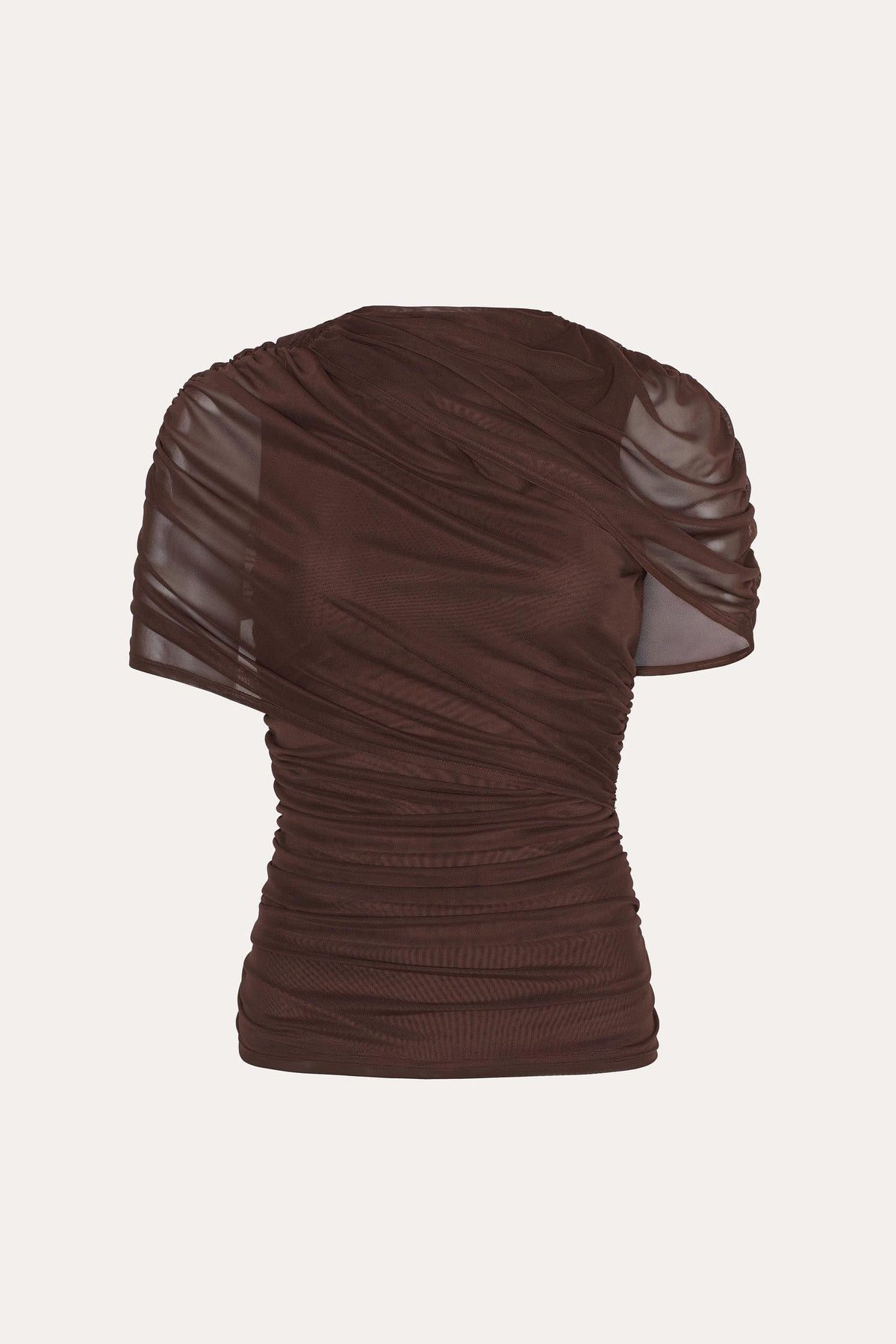 Gaia Draped Mesh Top