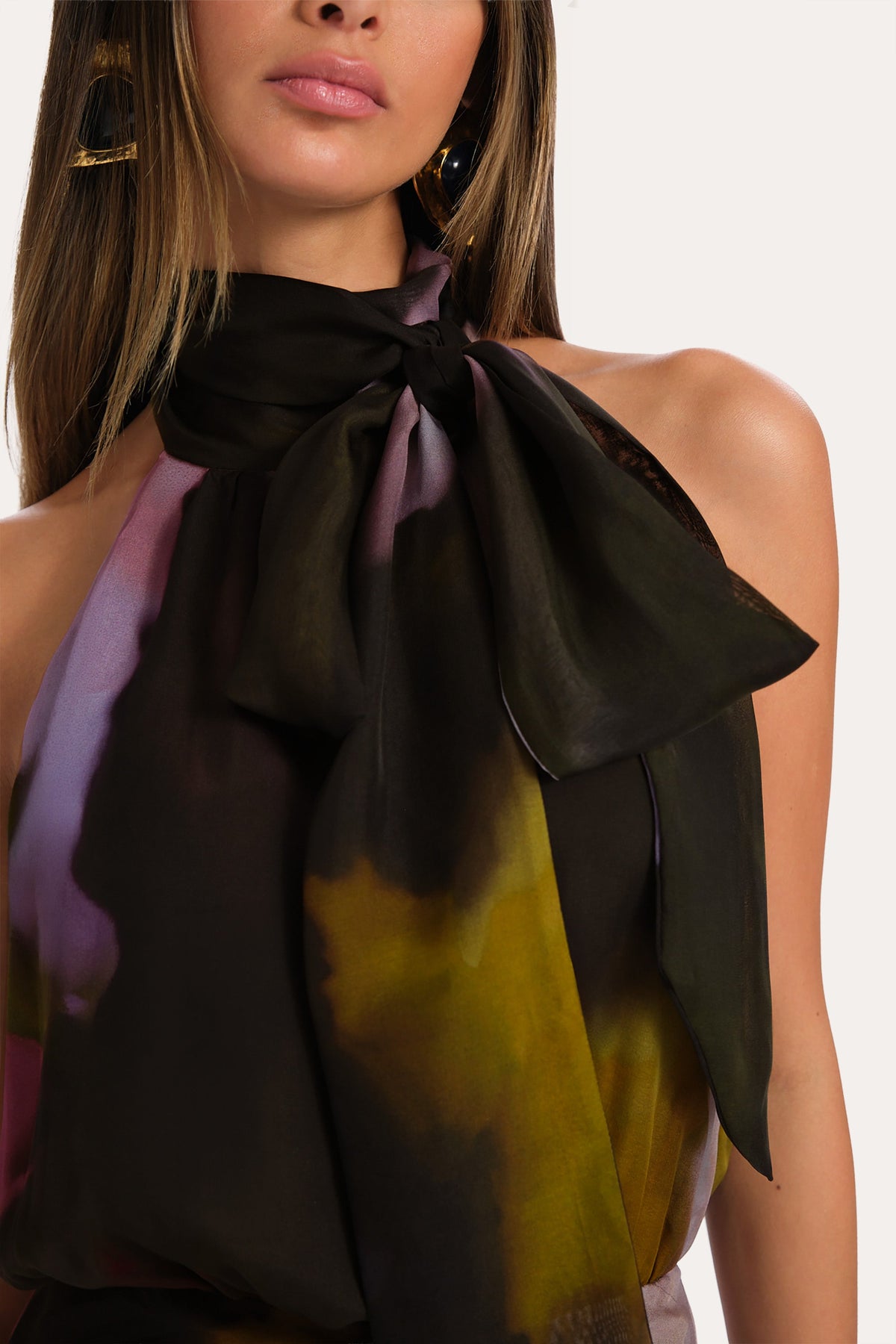 Emilia Silk Printed Gown
