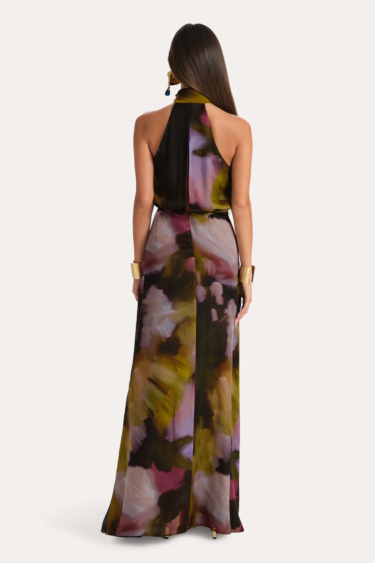 Emilia Silk Printed Gown