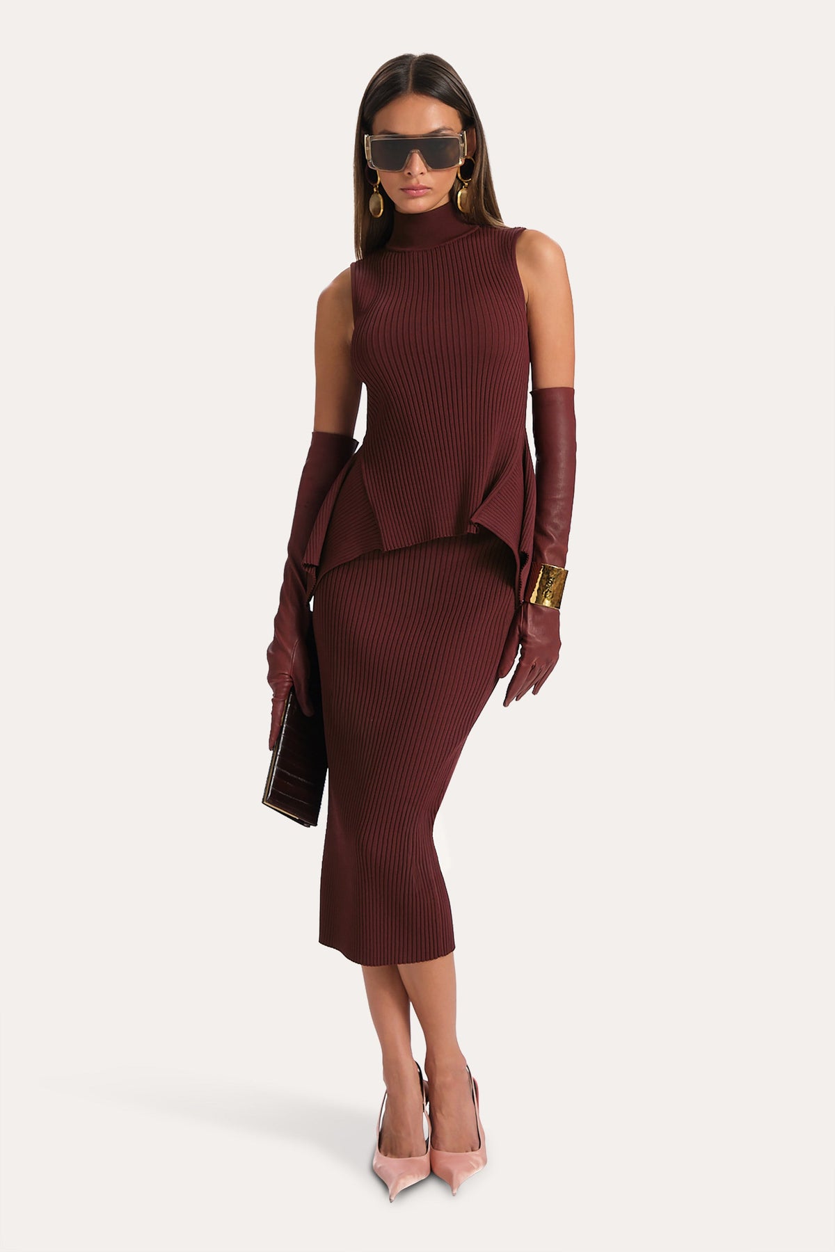 Frankie Rib Sweater Skirt