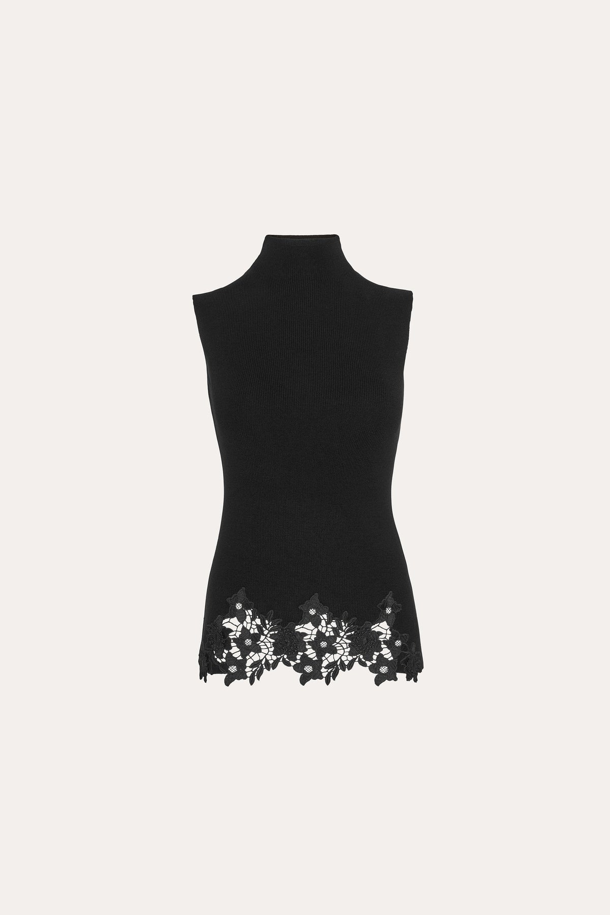Mock Lace Sweater