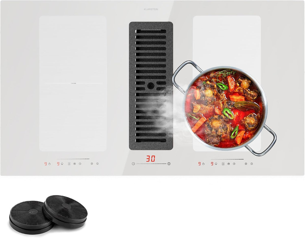 Klarstein table de cuisson, 391 m³/h, induction, 2 en 1